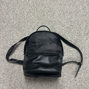 Black Camouflage Unisex Backpack